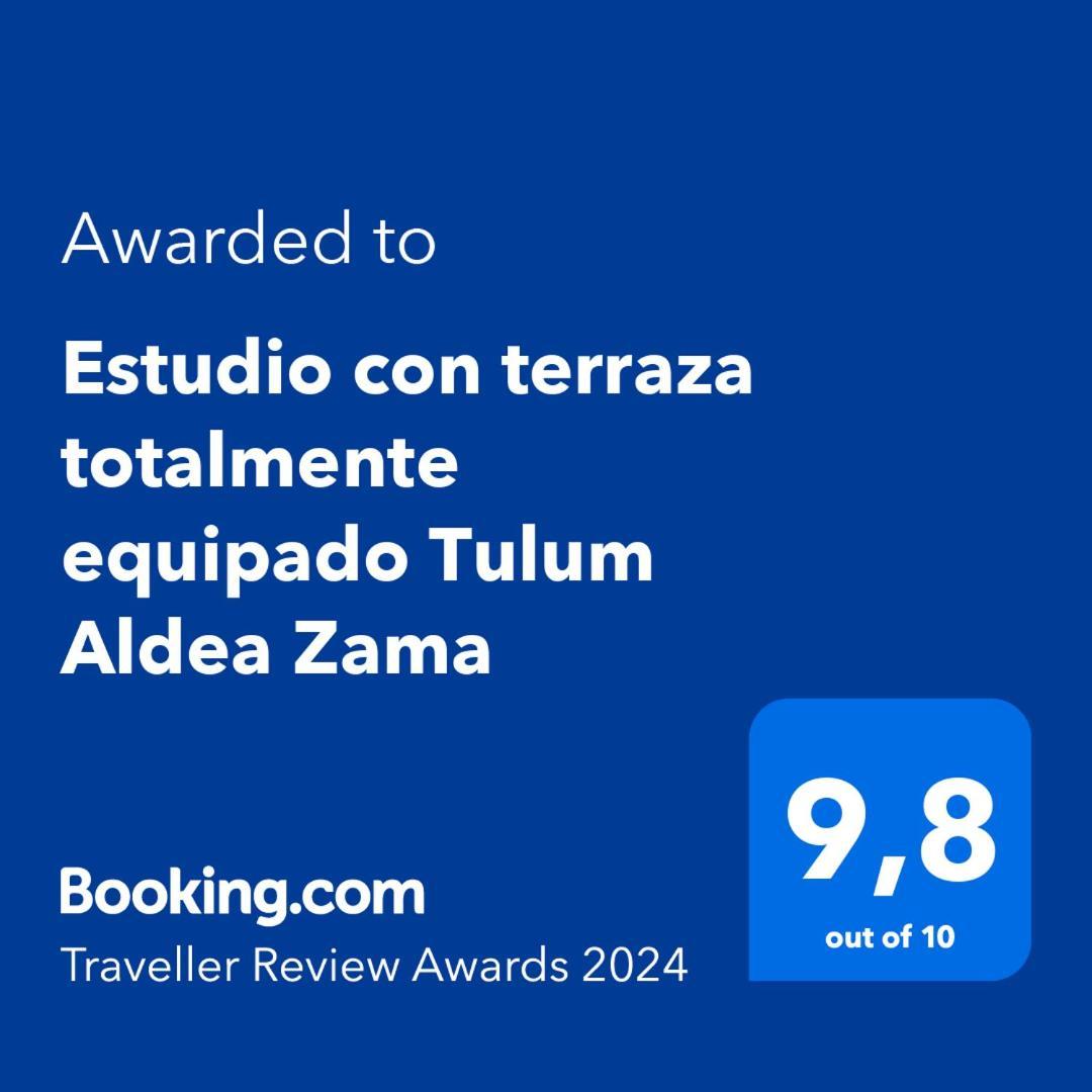 Nuevo Estudio Con Terraza Totalmente Equipado Tulum Aldea Zama Kültér fotó